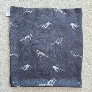 NWT Beck Sondergaard Wool/Silk Sparrow Scarf LIghtweight Bird